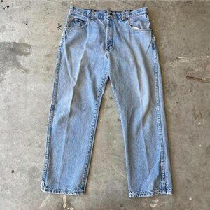 Vintage Faded Y2K Light wash denim jeans